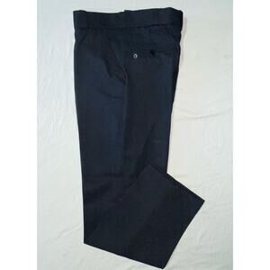 Lion Workwear Flat Front Flame Resistant Chino Work Pants. Navy, Men's 34X31.5